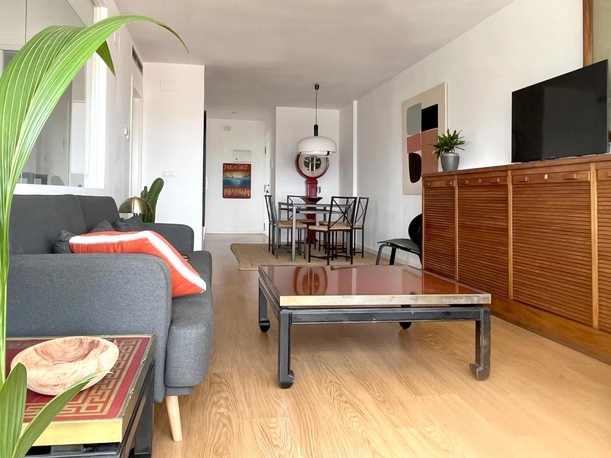 Stylish Well-Connected Beachfront Flat Valencia Luaran gambar