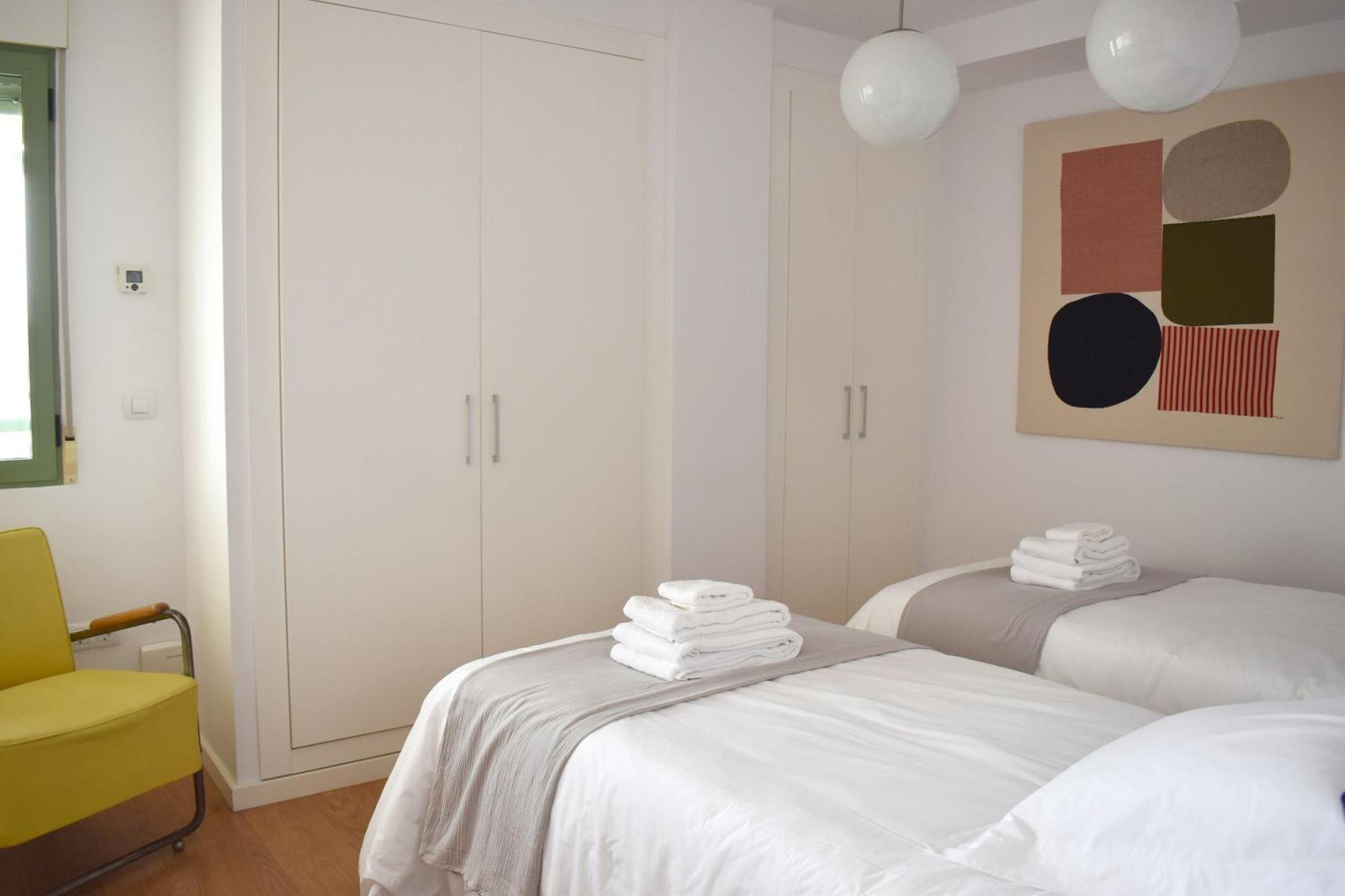 Stylish Well-Connected Beachfront Flat Valencia Luaran gambar
