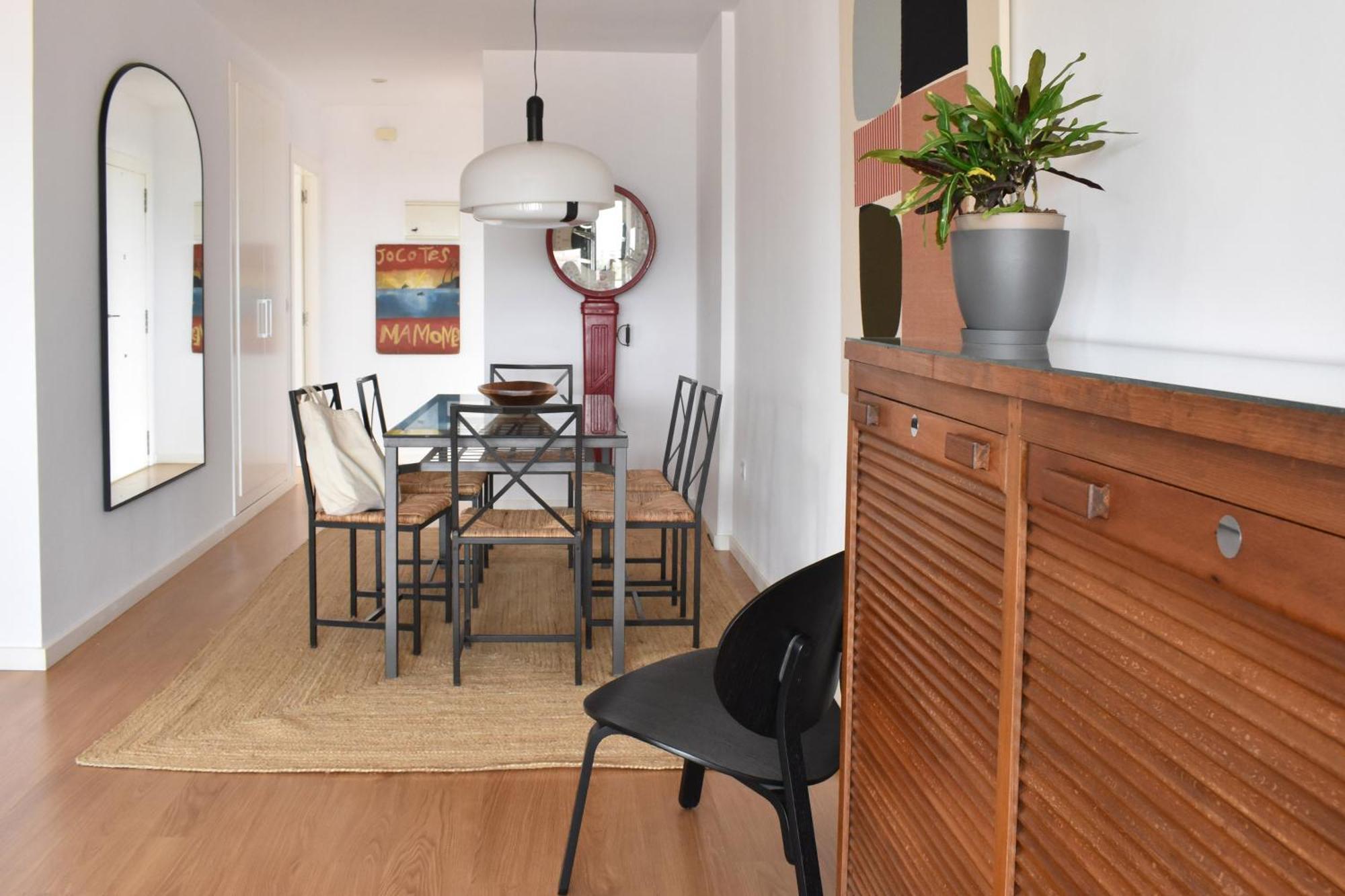 Stylish Well-Connected Beachfront Flat Valencia Luaran gambar